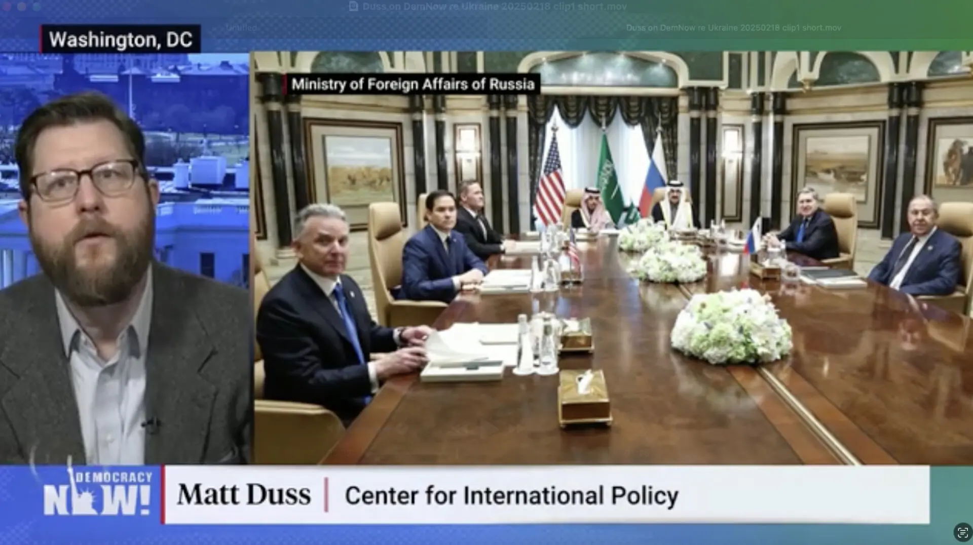 Jeffrey Sachs & Matt Duss Debate U.S.-Russia Talks to End Ukraine War